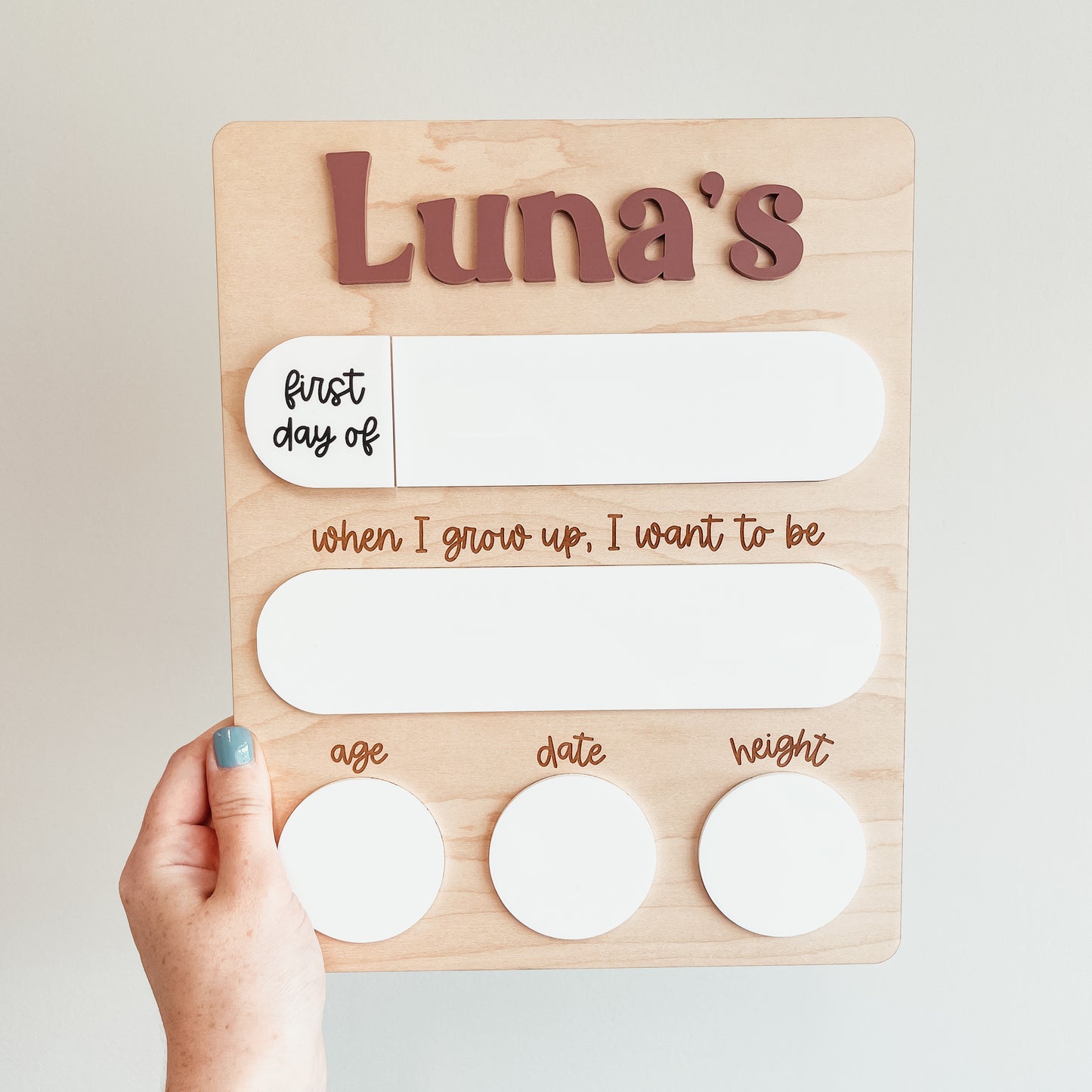 First And Last Day Of School Sign | Full Board