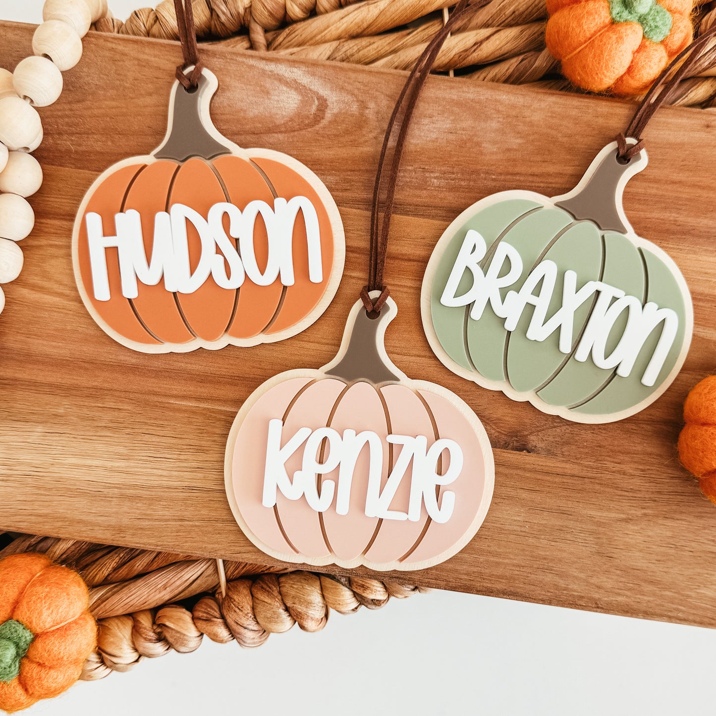 3D Pumpkin Tag