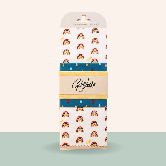 Reusable Beeswax Wraps - Set of 3