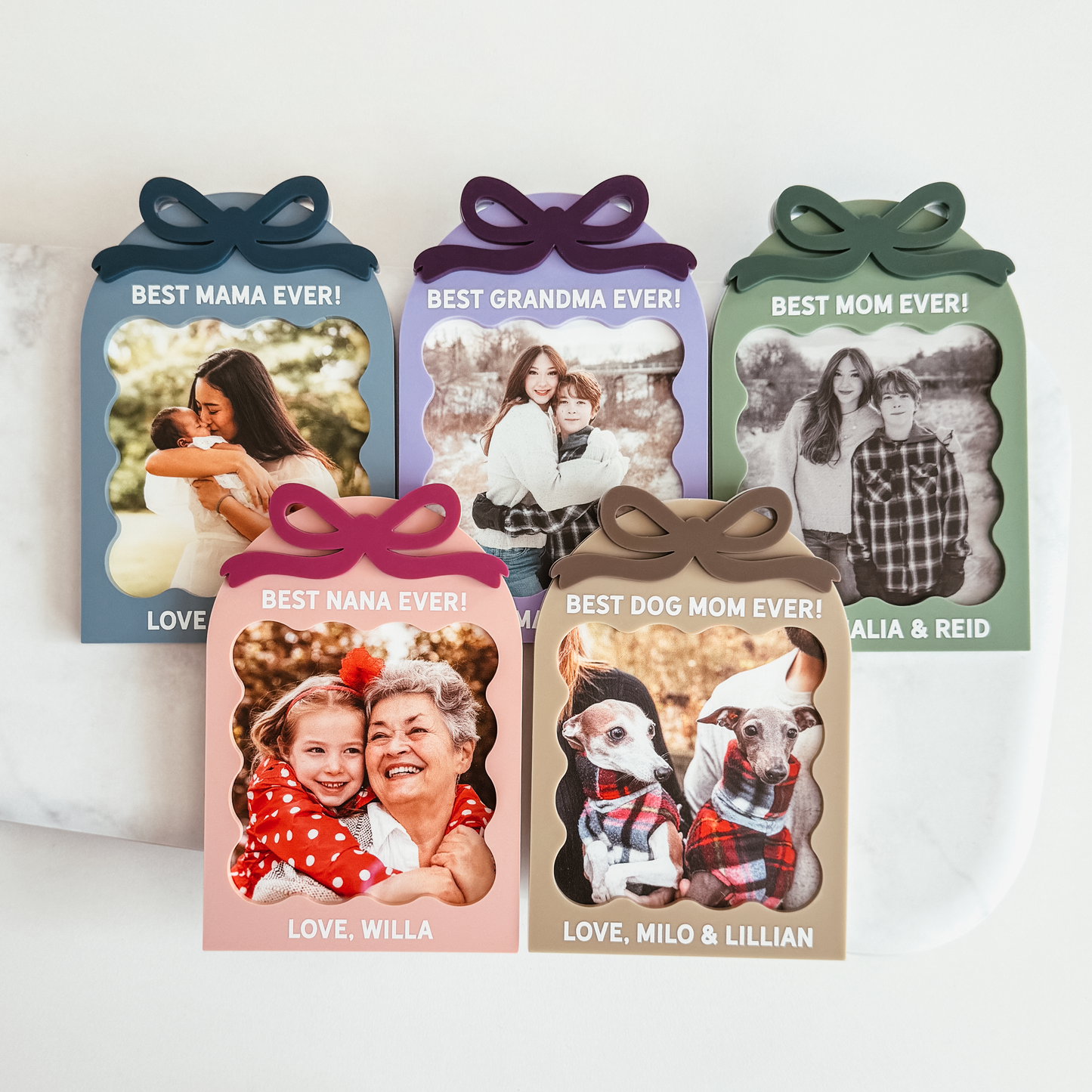 Acrylic Bow Arch Photo Magnet