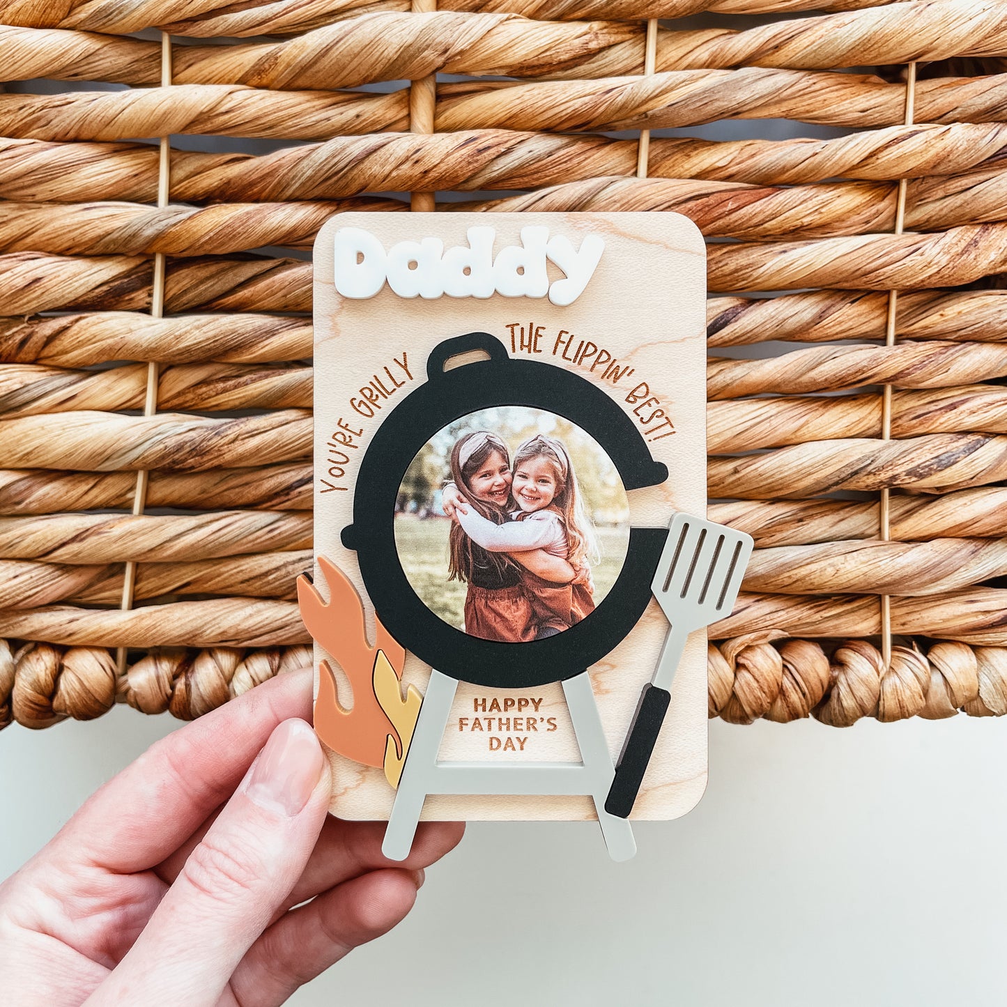 BBQ Photo Magnet