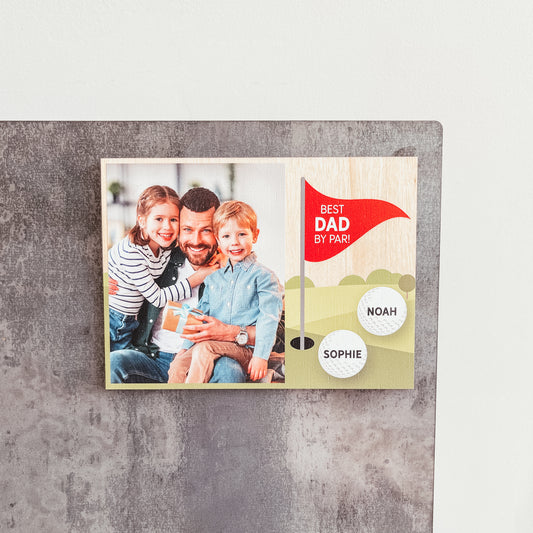 Wooden Photo Magnet | Best By Par