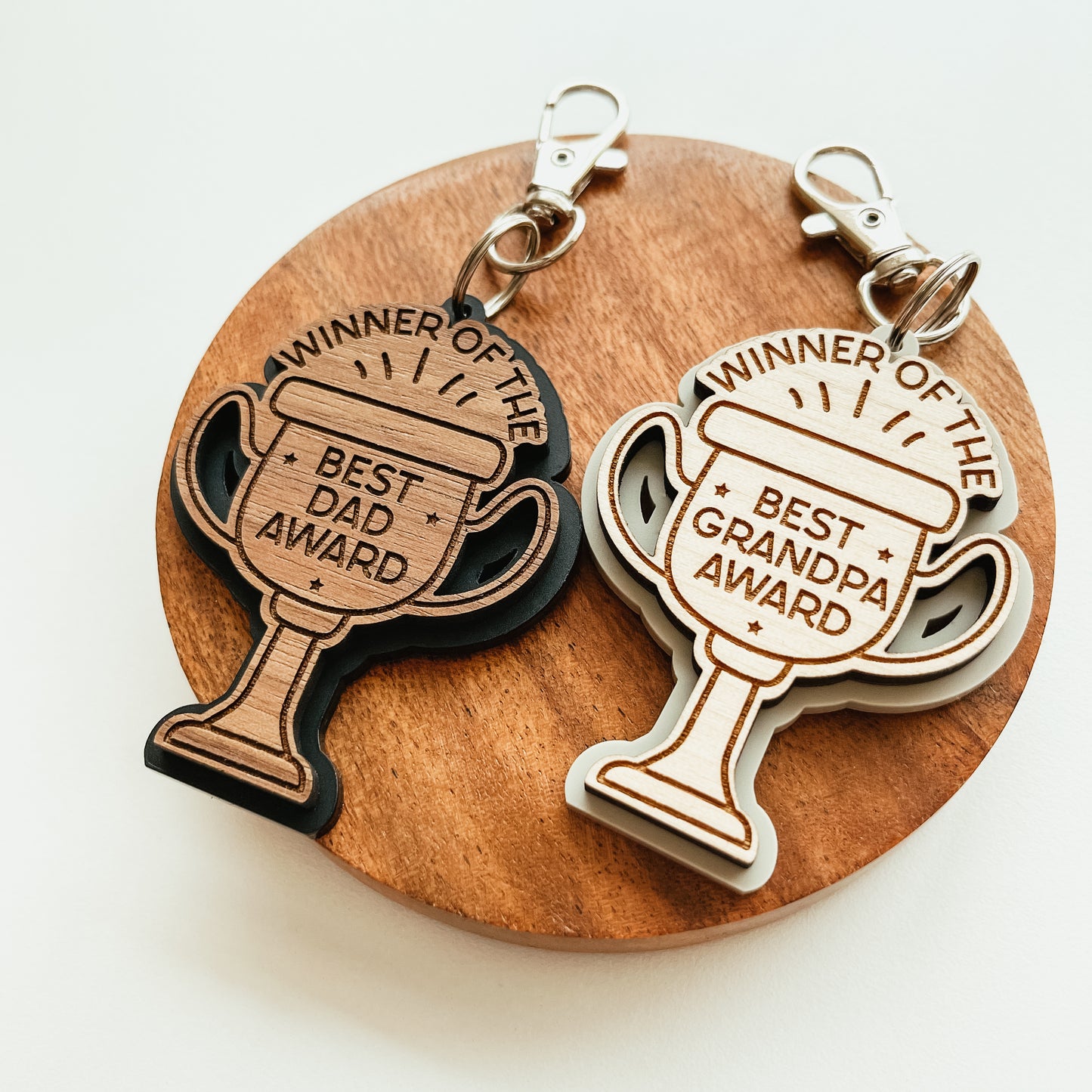 Best Dad/Grandpa Award Keychain