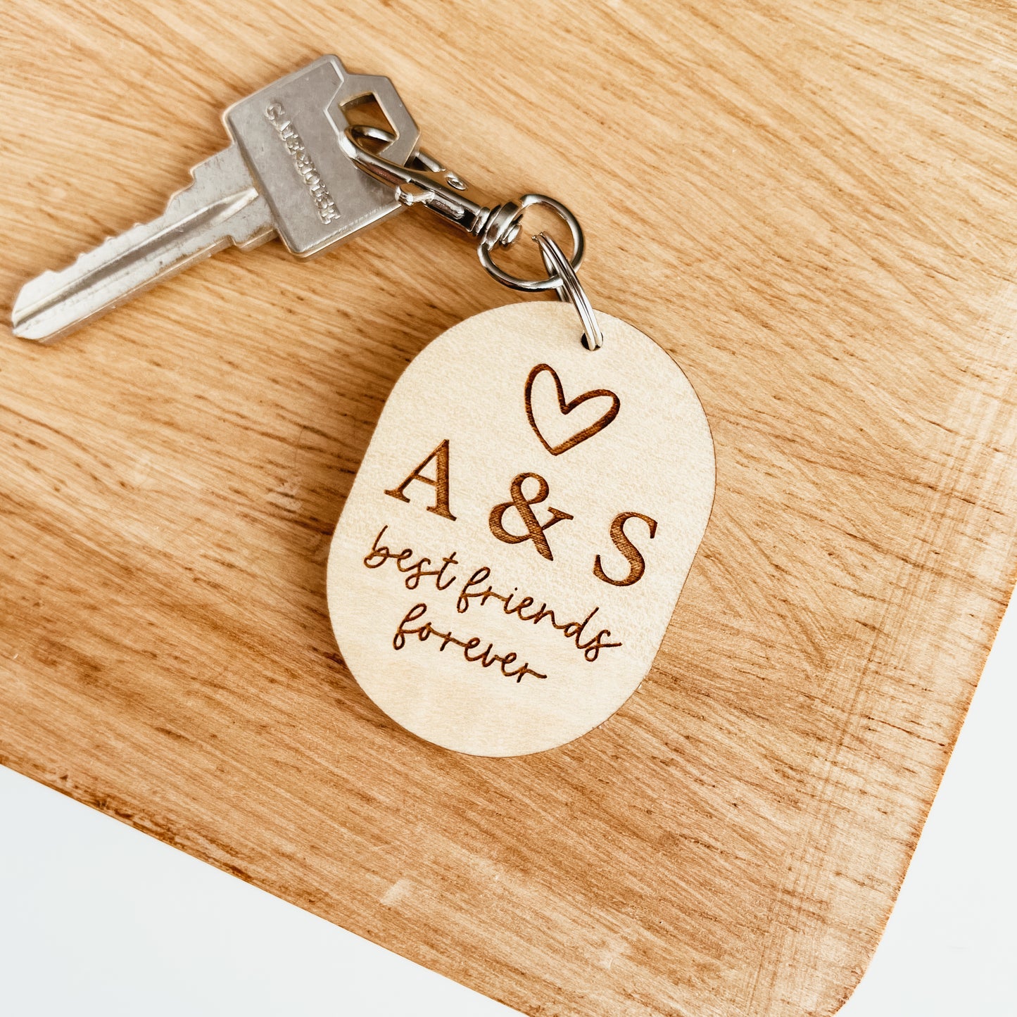 Best Friend Photo Keychain