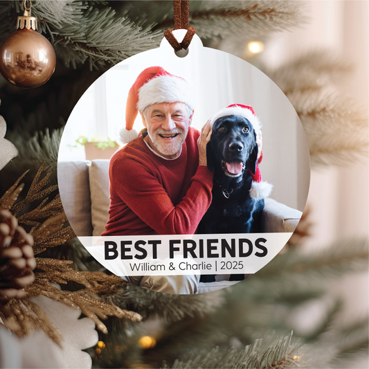 Best Friend Photo Ornament