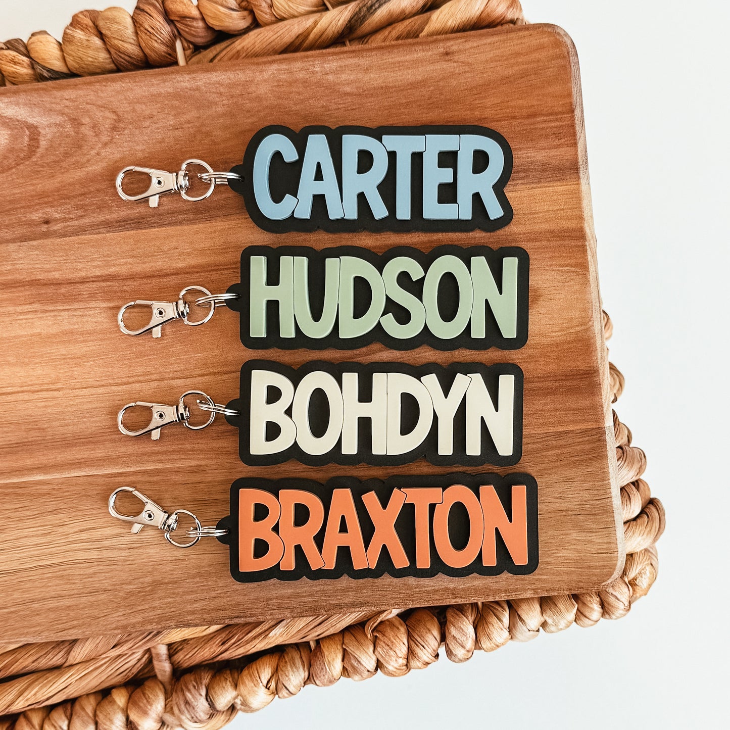 Acrylic Name Keychain / Backpack Tag