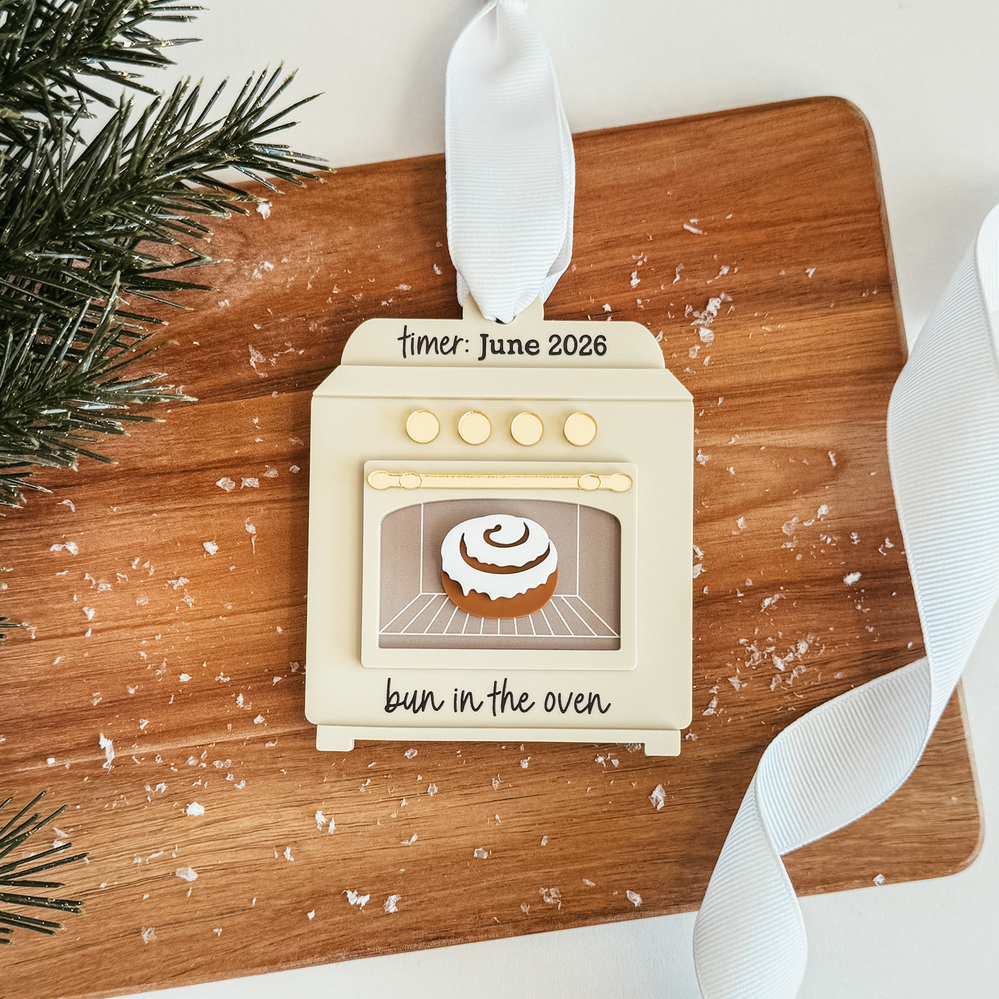 Bun In The Oven Christmas Ornament