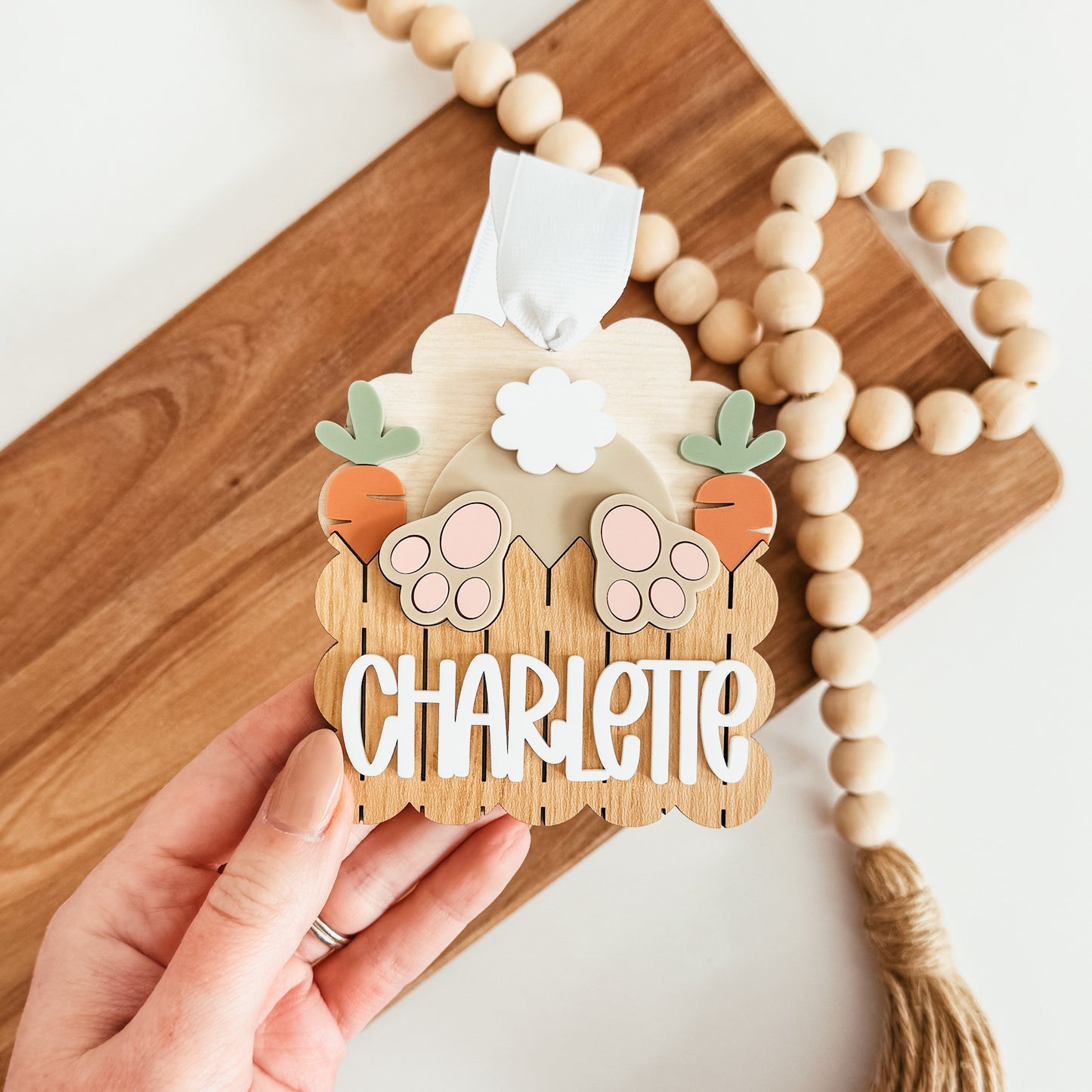 Bunny Bum Easter Basket Tag