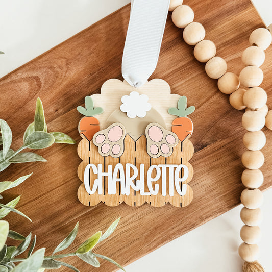 Bunny Bum Easter Basket Tag