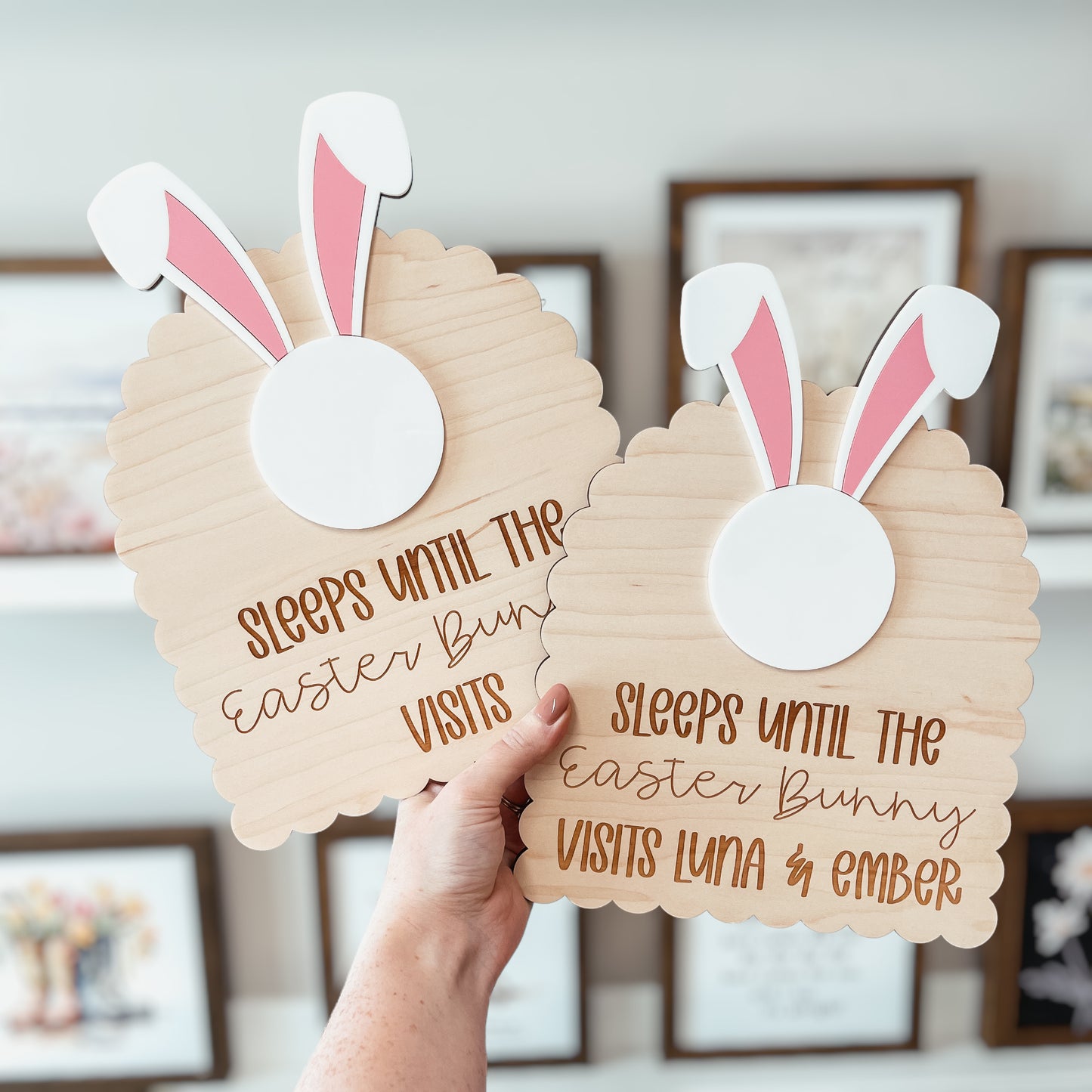Easter Bunny Countdown Sign