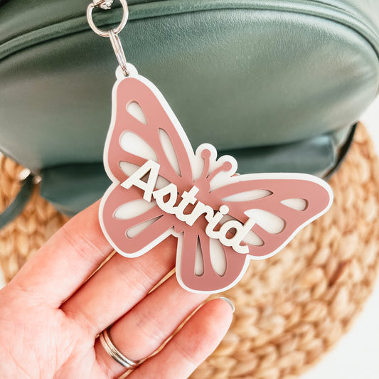 Butterfly Bag Tag