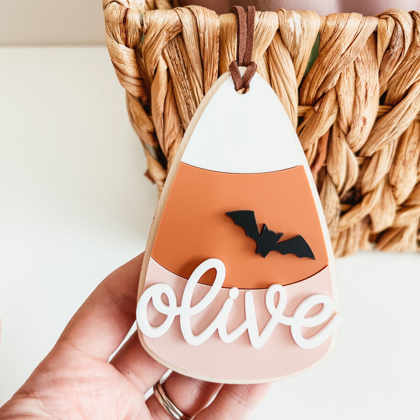 3D Candy Corn Tag