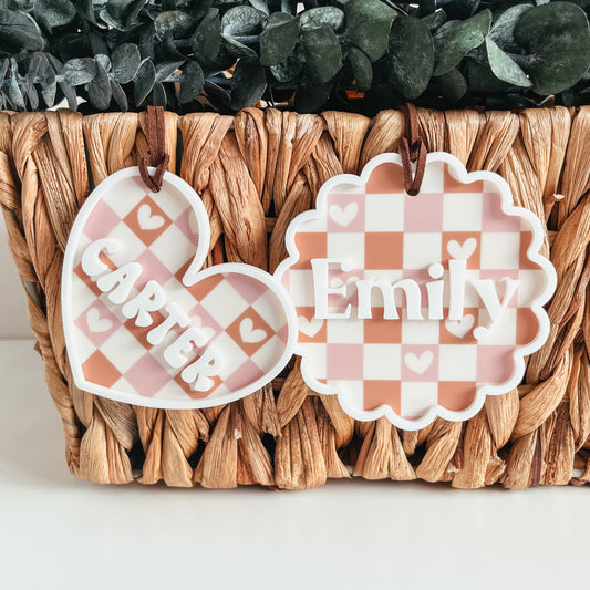 Heart Check Tag (Heart or Scallop)