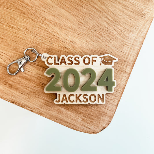 3D Personalized Graduation Keychain