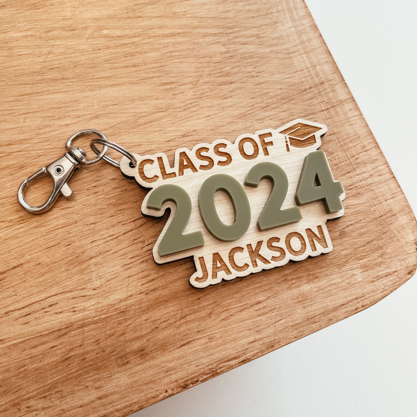 3D Personalized Graduation Keychain