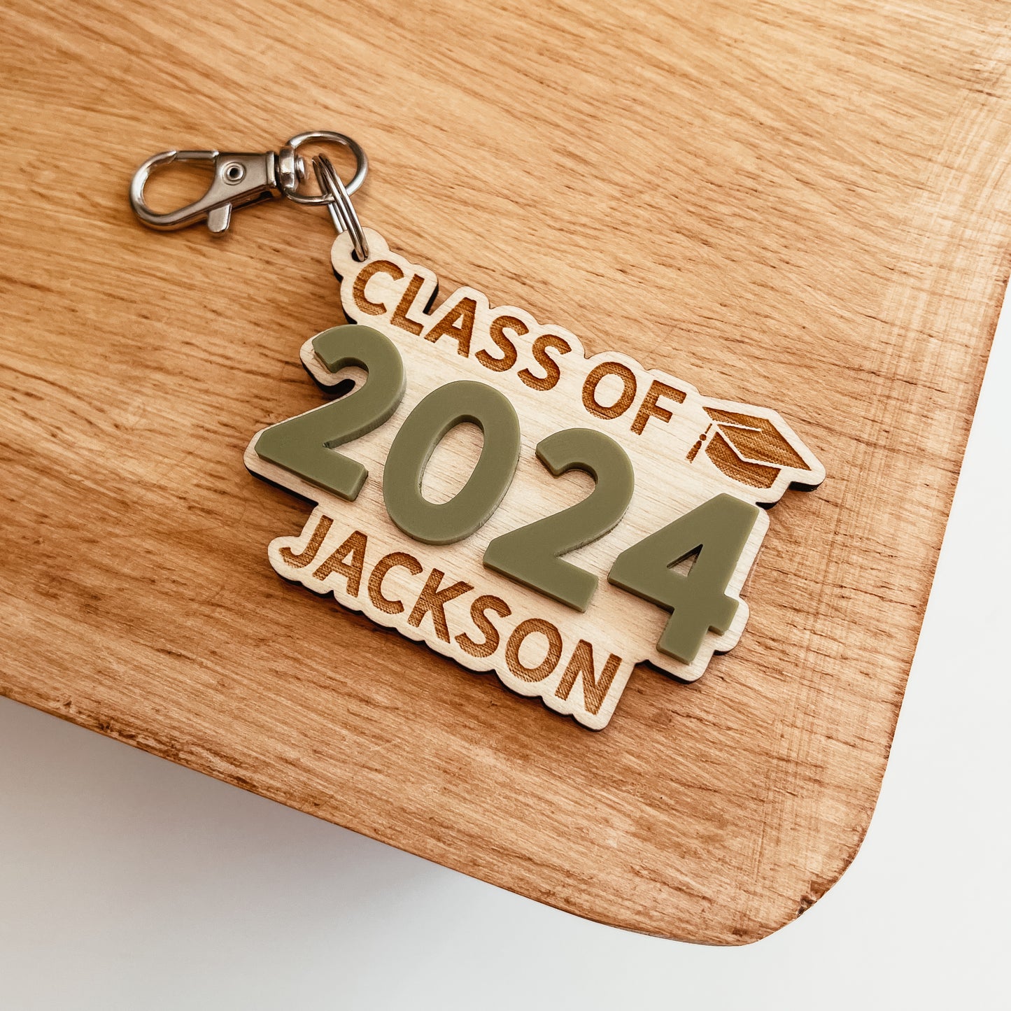 3D Personalized Graduation Keychain