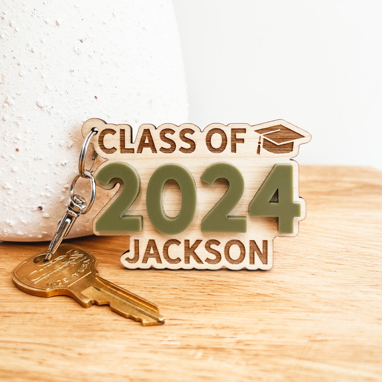 3D Personalized Graduation Keychain