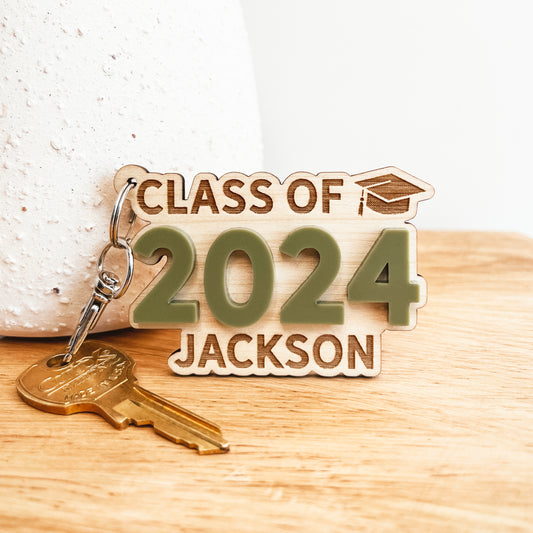 3D Personalized Graduation Keychain