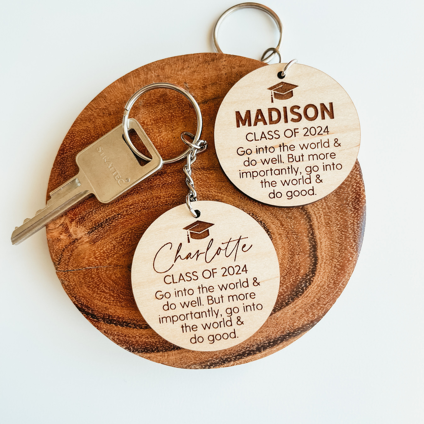 Personalized Graduation Keychain