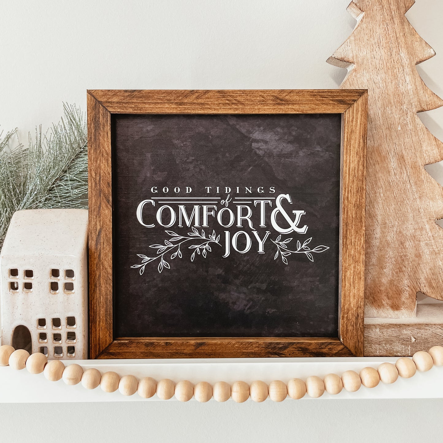 Good Tidings Of Comfort & Joy Sign