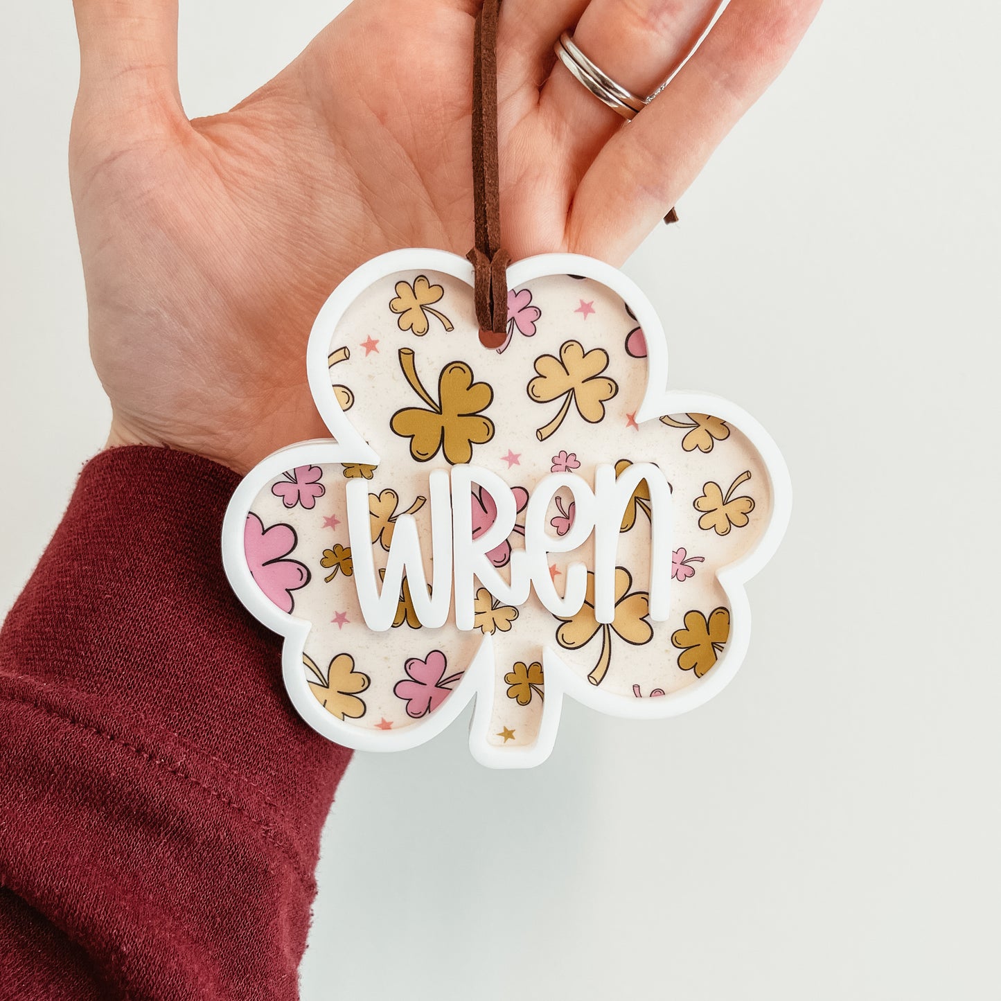 St. Patrick's Day Shamrock Tag