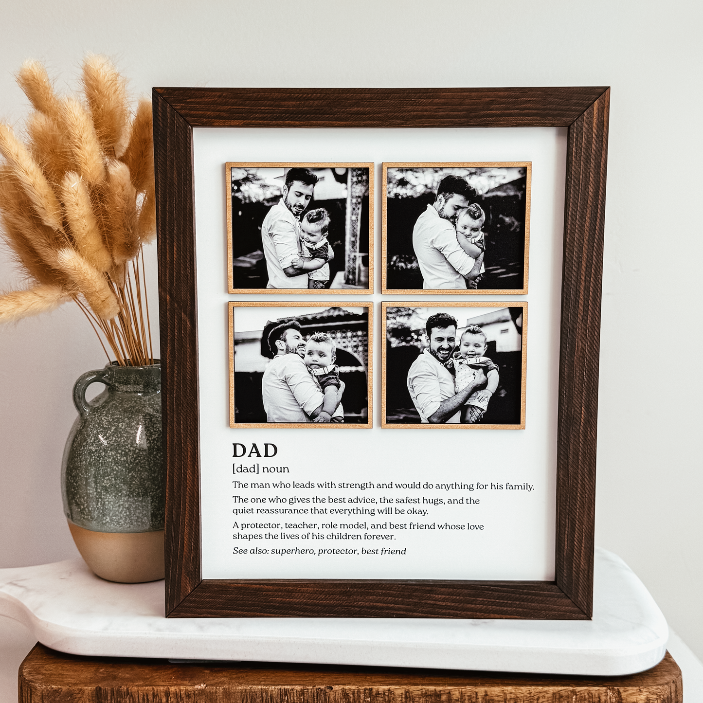 Personalized Dad or Grandpa Definition Photo Sign
