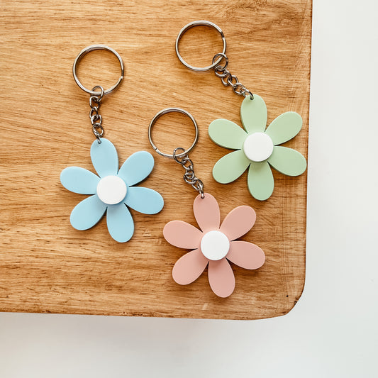 Daisy Acrylic Keychain