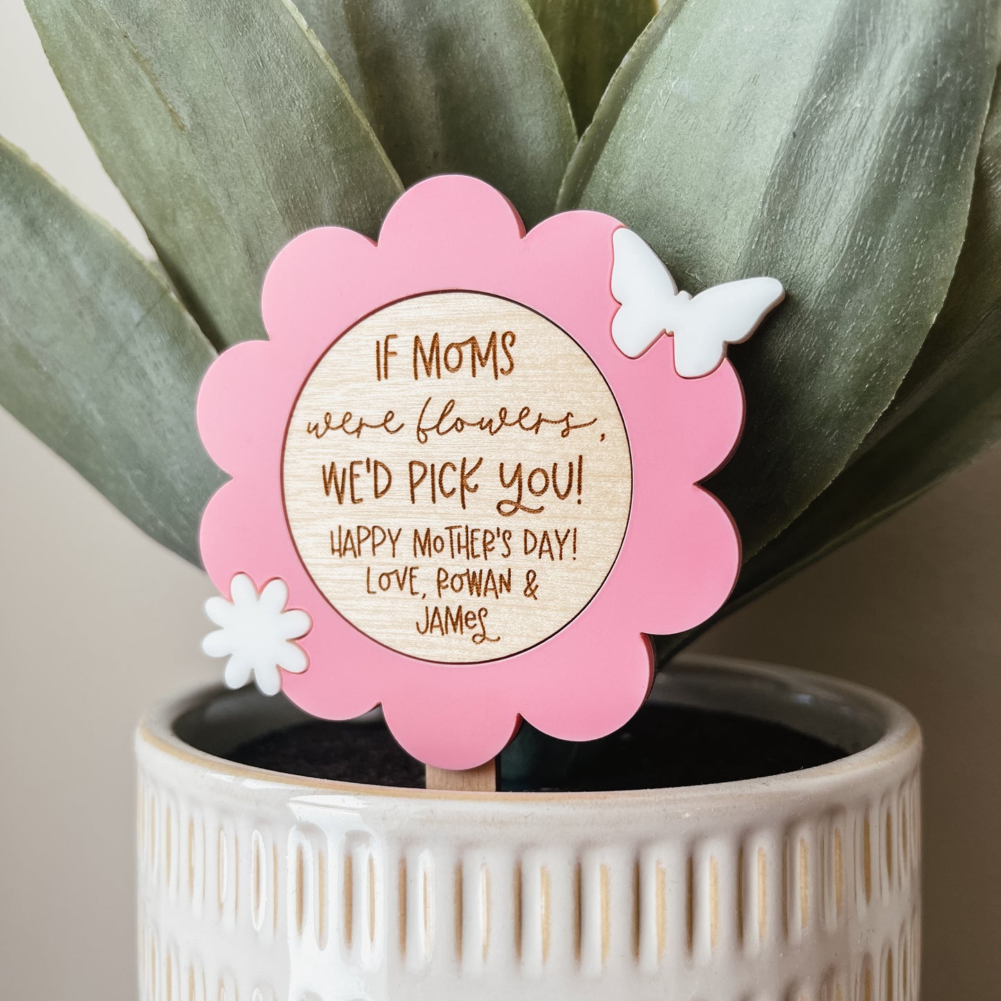 Custom Mom/Grandma Plant Stake