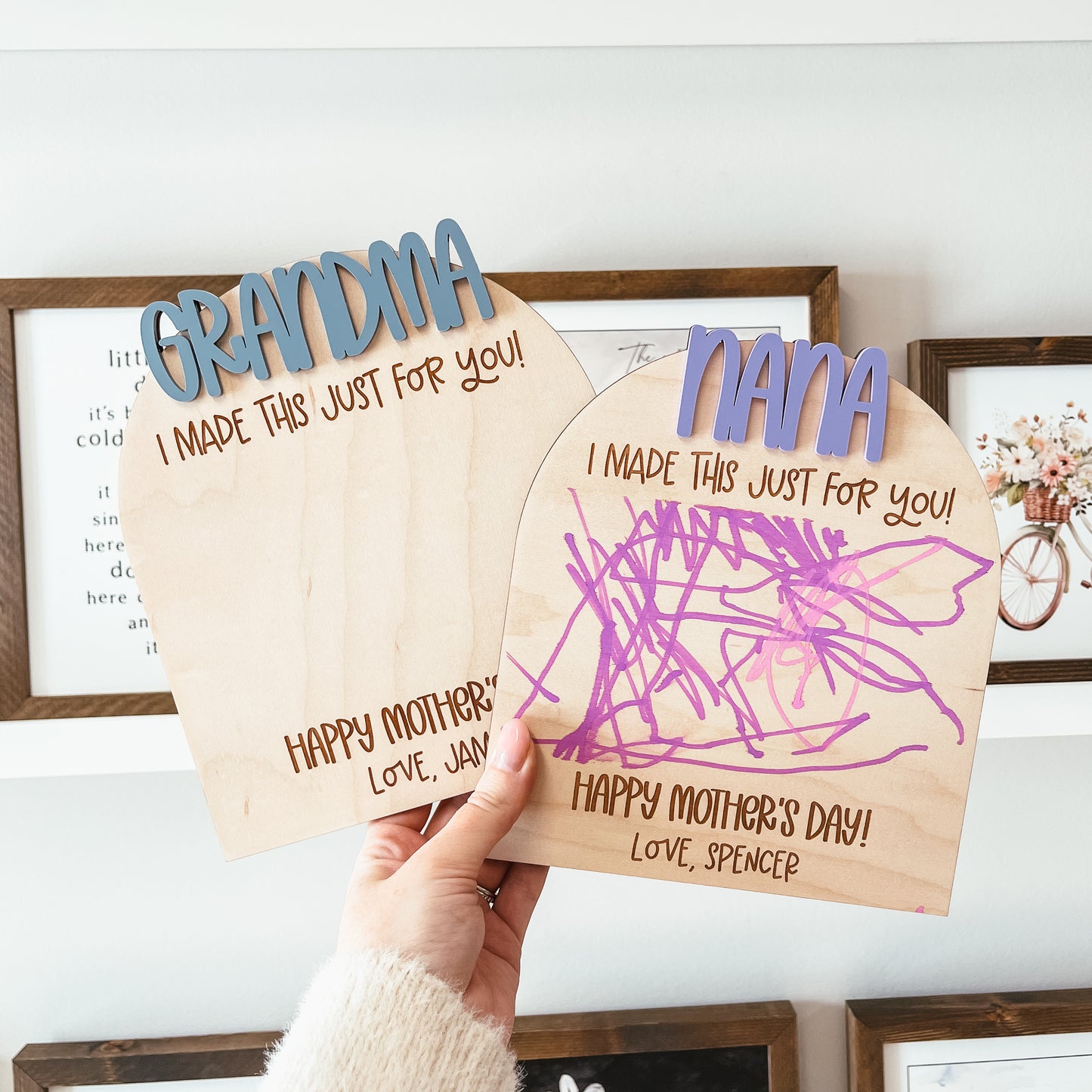 DIY Kid's Drawing Sign