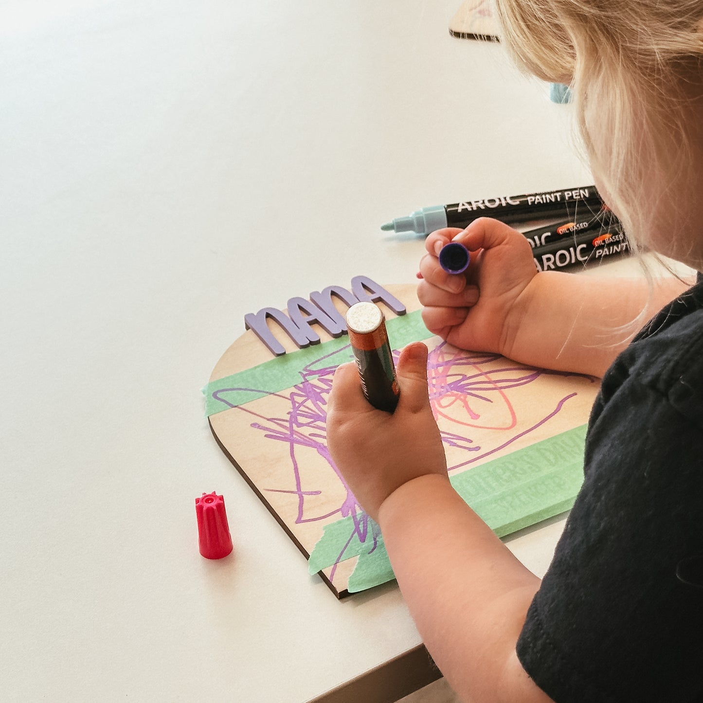 DIY Kid's Drawing Sign