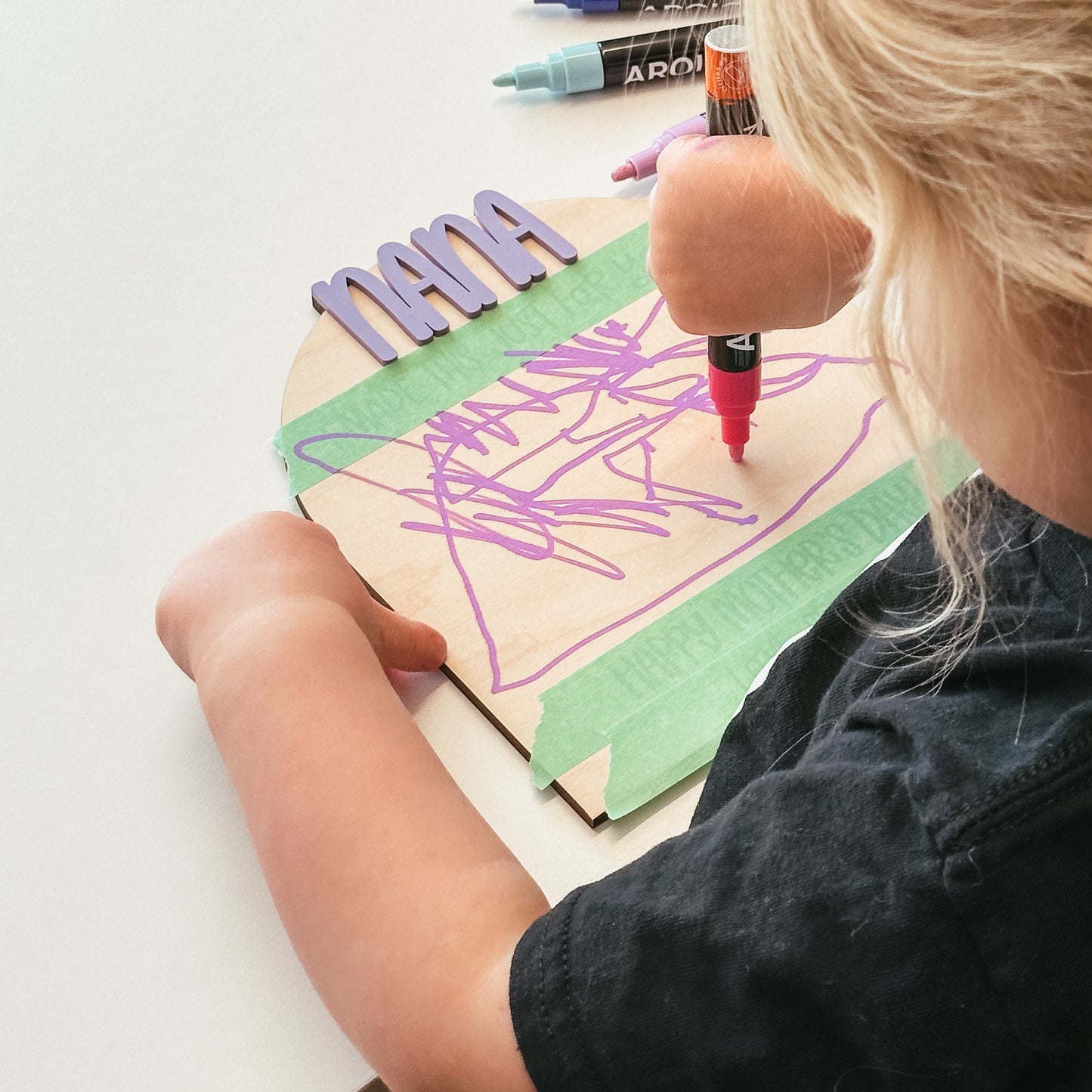 DIY Kid's Drawing Sign