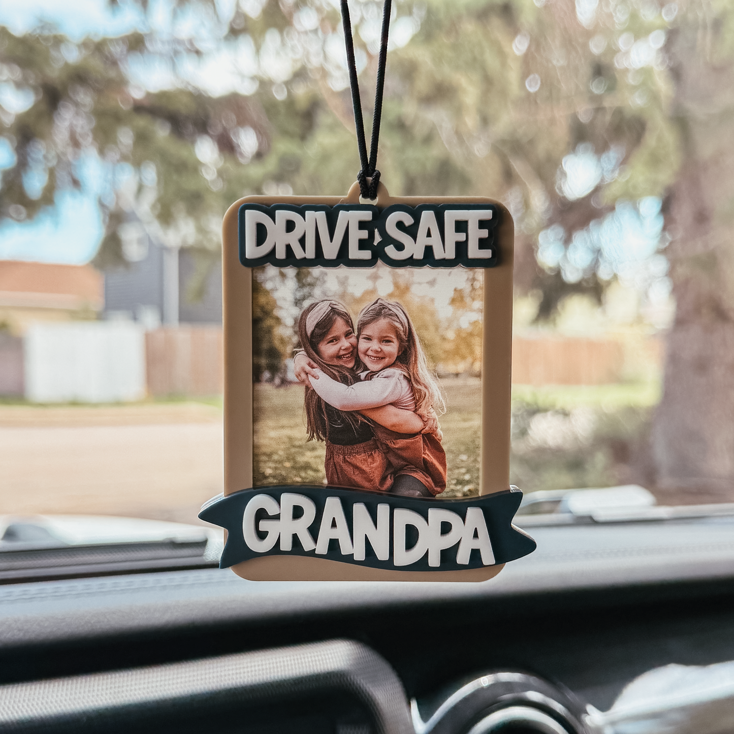 Drive Safe Acrylic Car Photo Charm