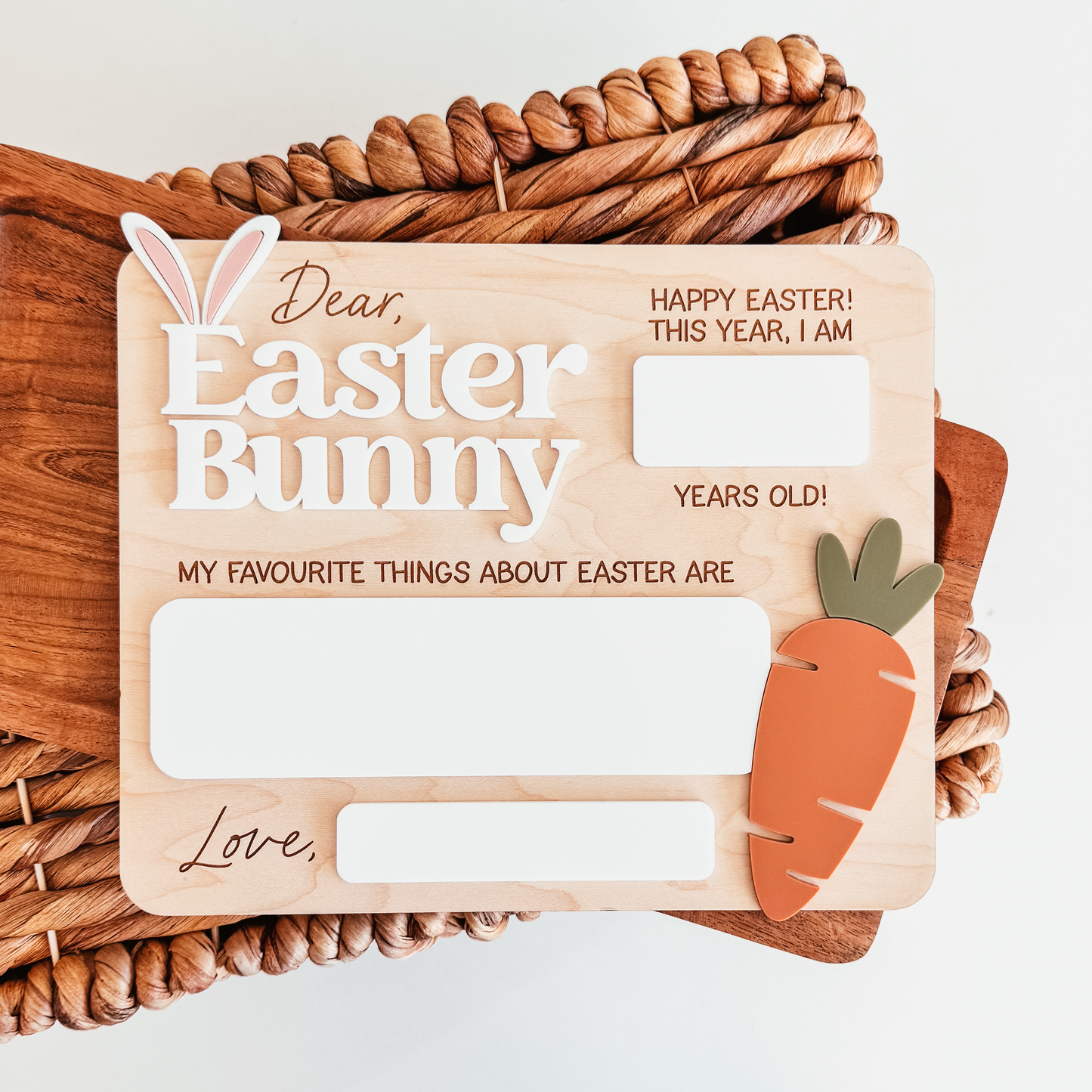 Easter Bunny Message Sign