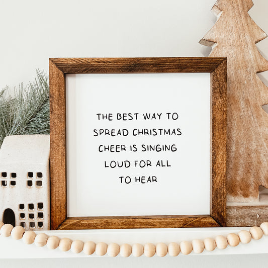 Elf Quote Christmas Sign