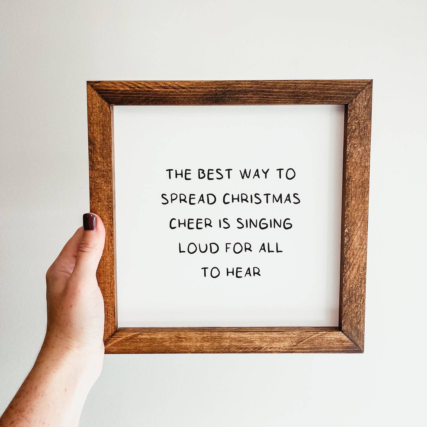 Elf Quote Christmas Sign