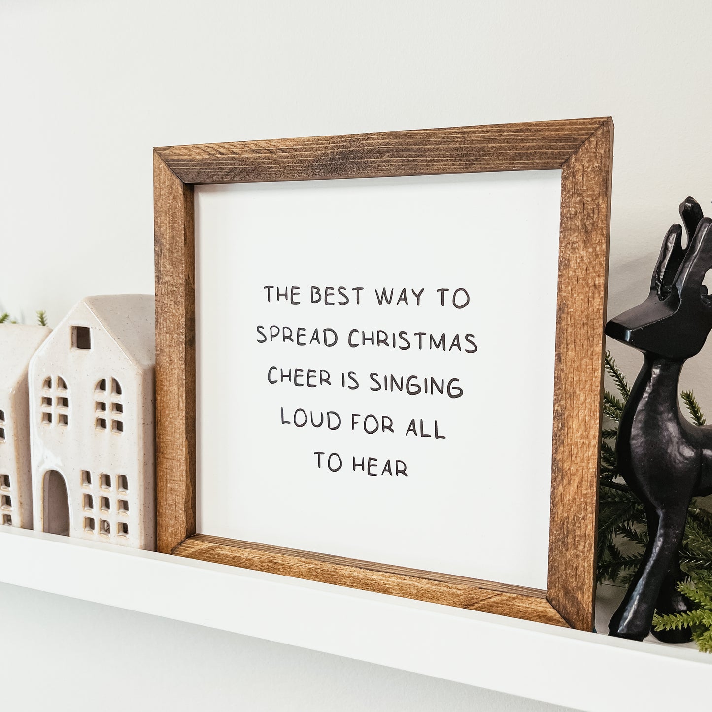 Elf Quote Christmas Sign