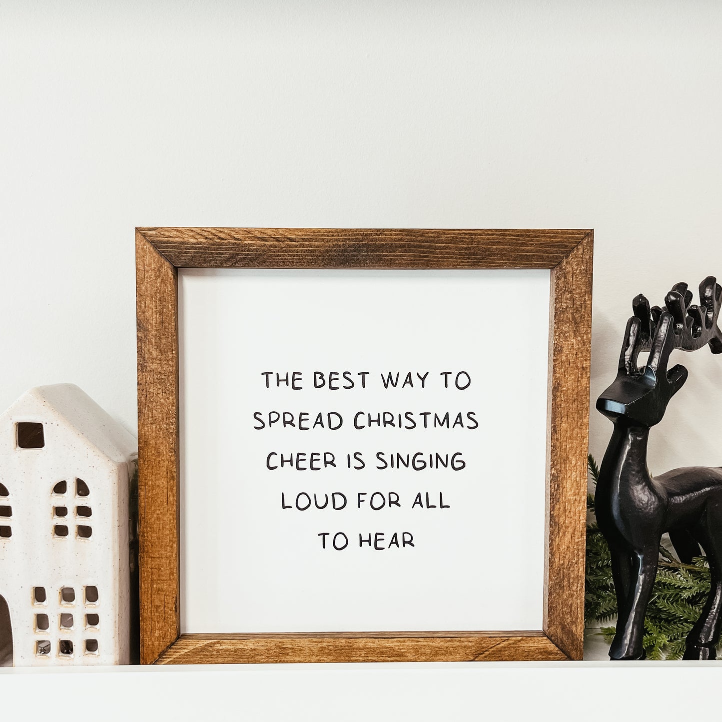 Elf Quote Christmas Sign