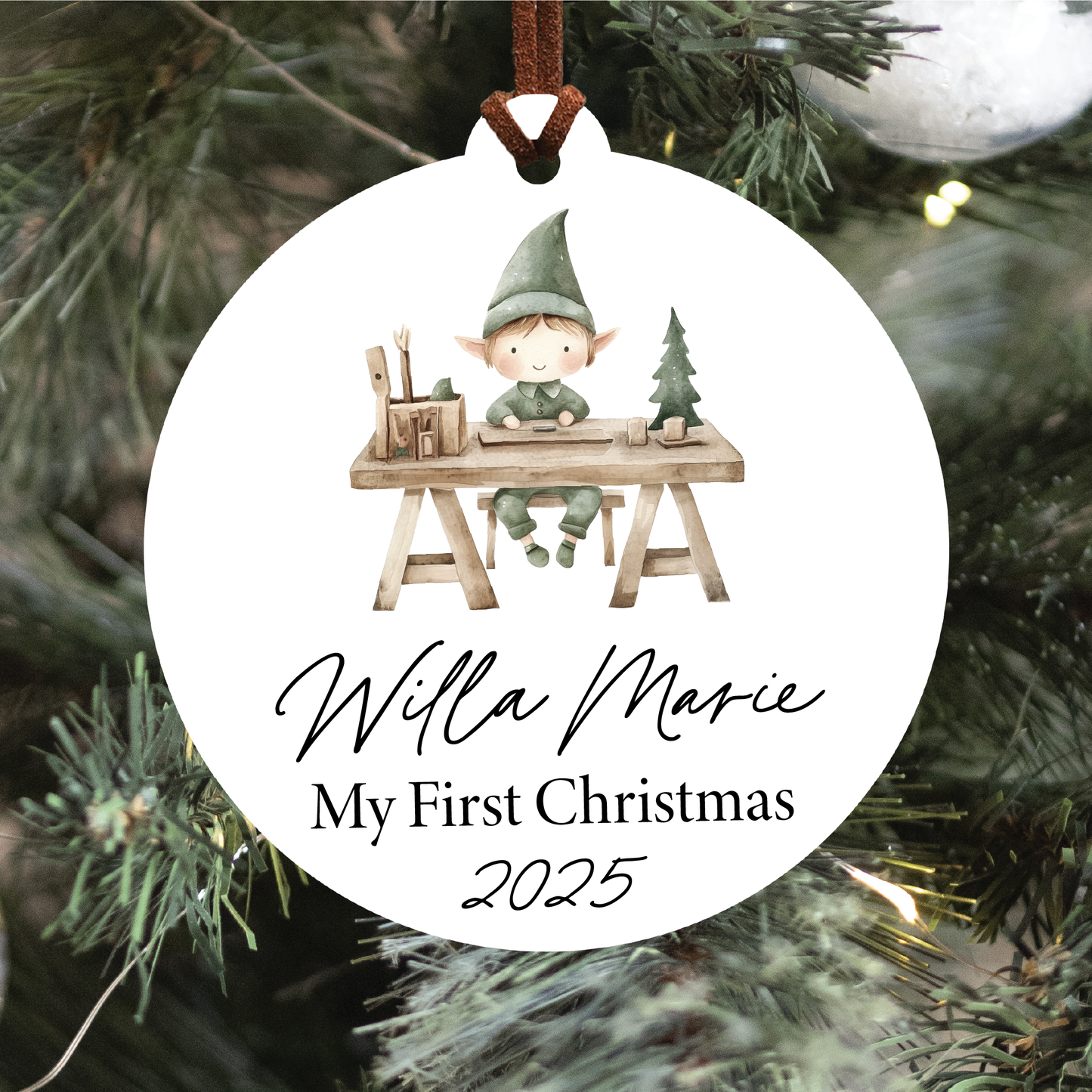 Baby's First Christmas Ornament | Santa's Workshop Collection