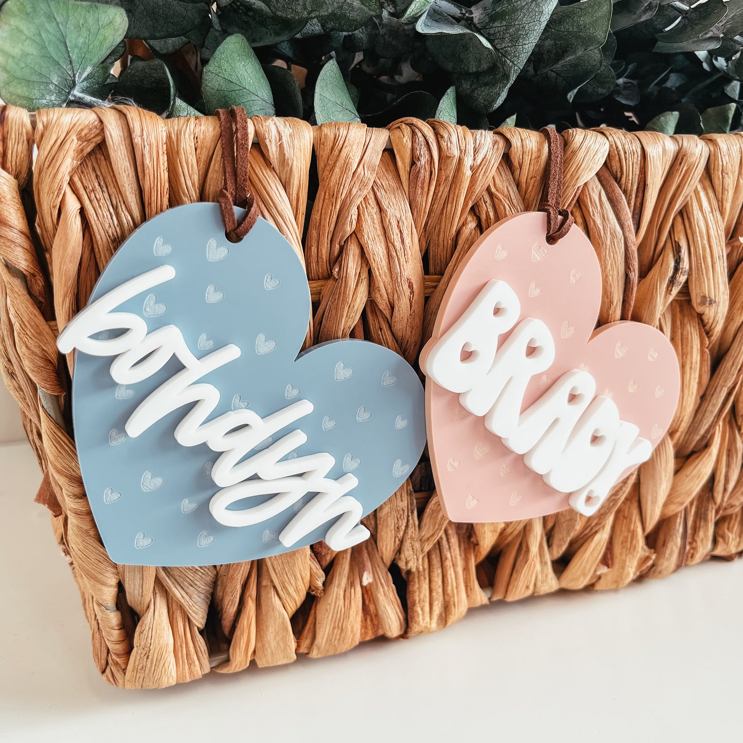 3D Acrylic Heart Tag | 2024 Version