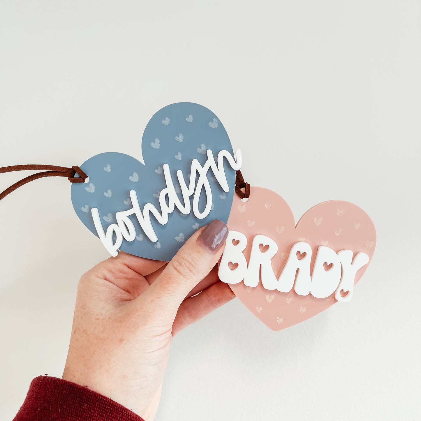 3D Acrylic Heart Tag | 2024 Version