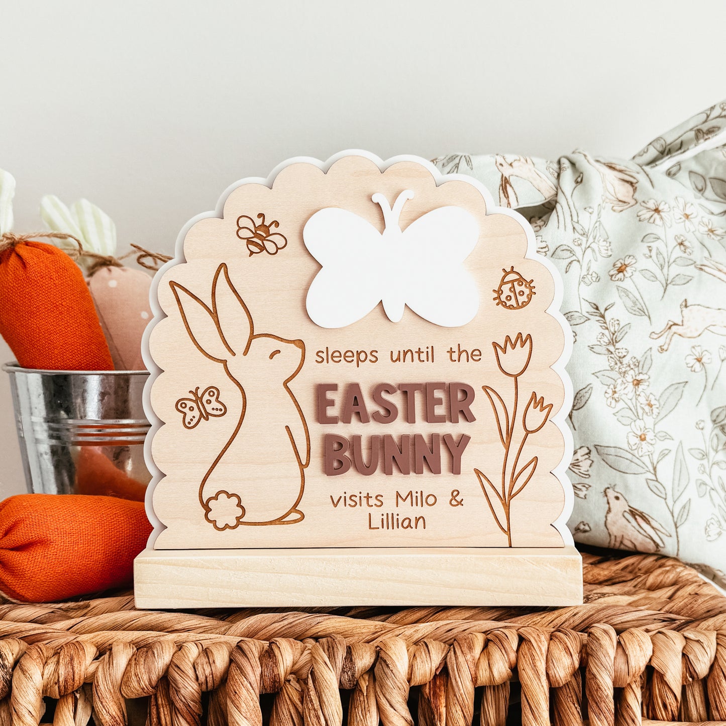 Easter Bunny Countdown Sign