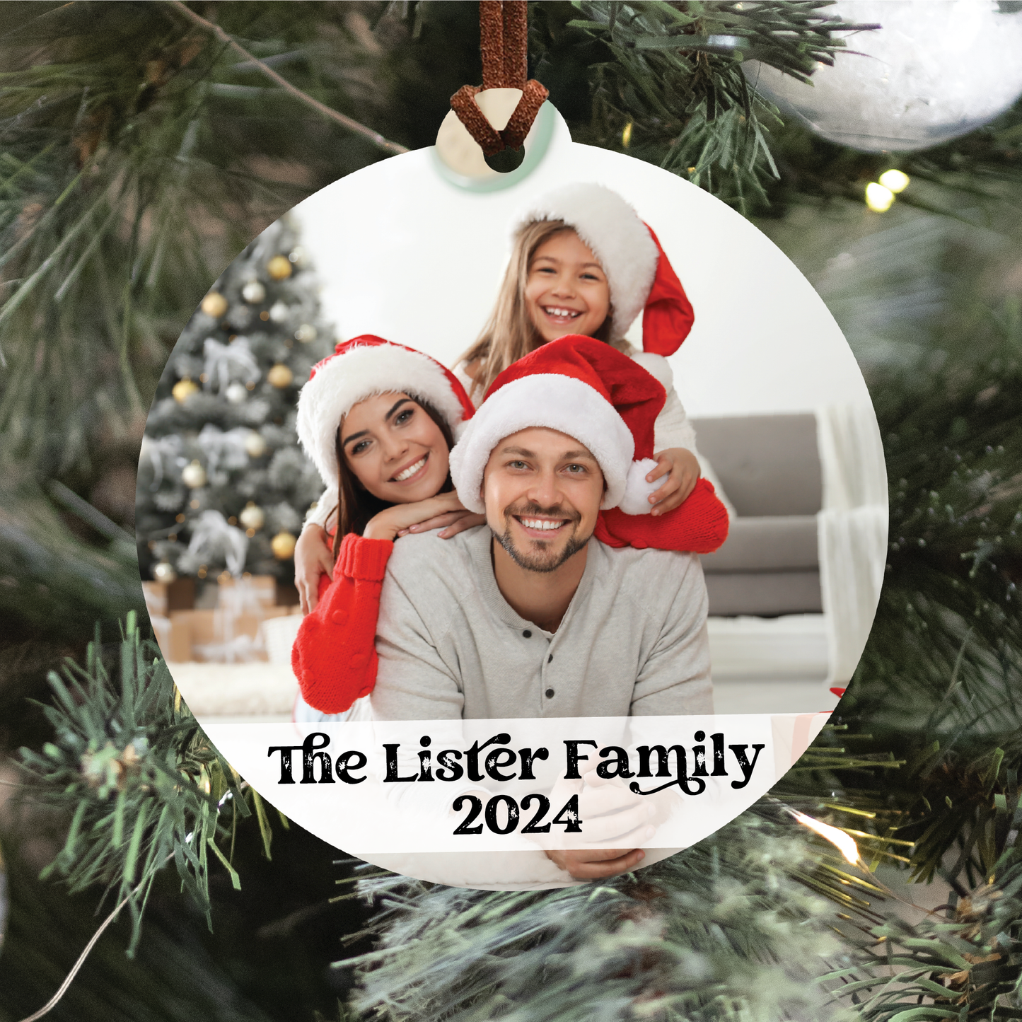 Family Photo Ornament