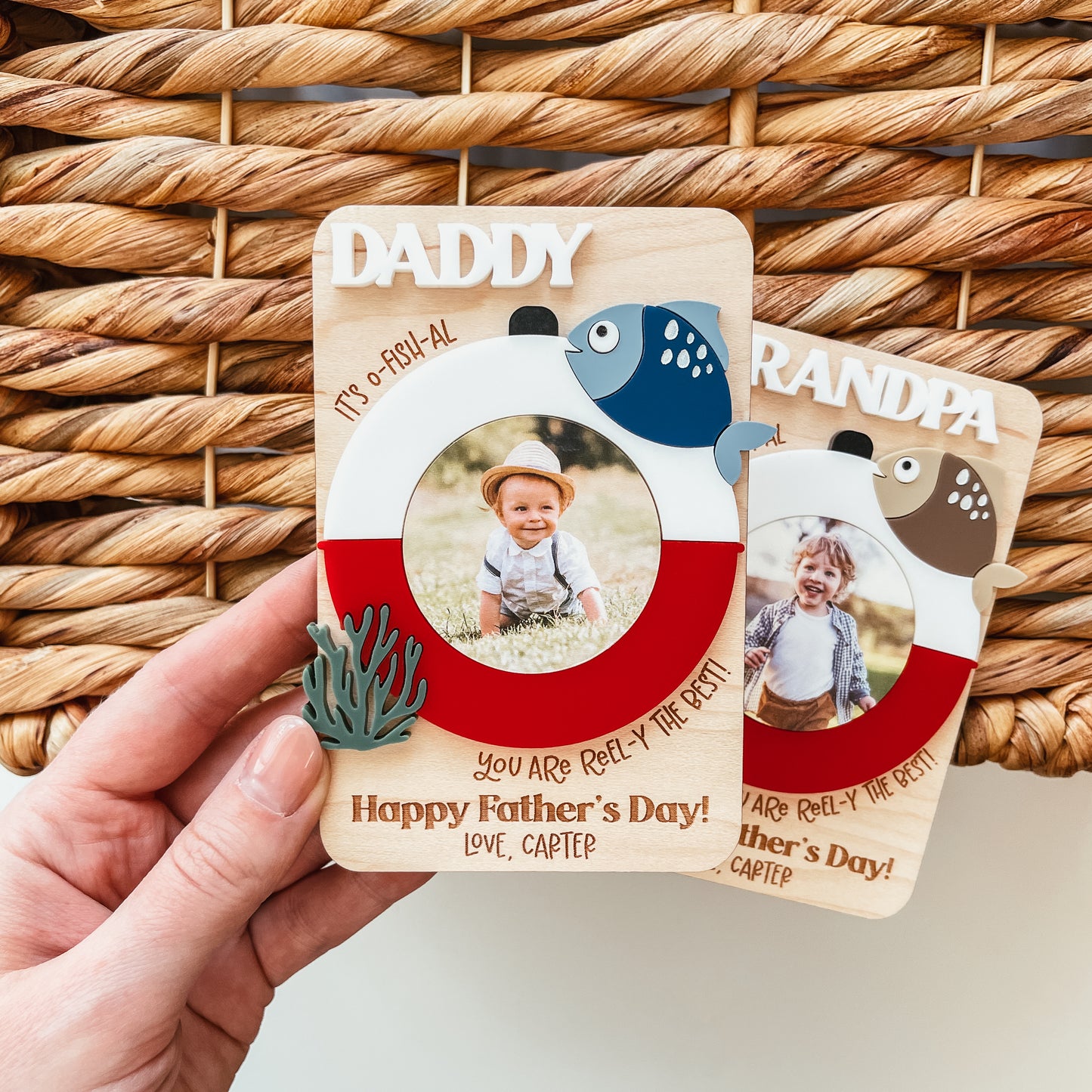 Fishing Photo Magnet