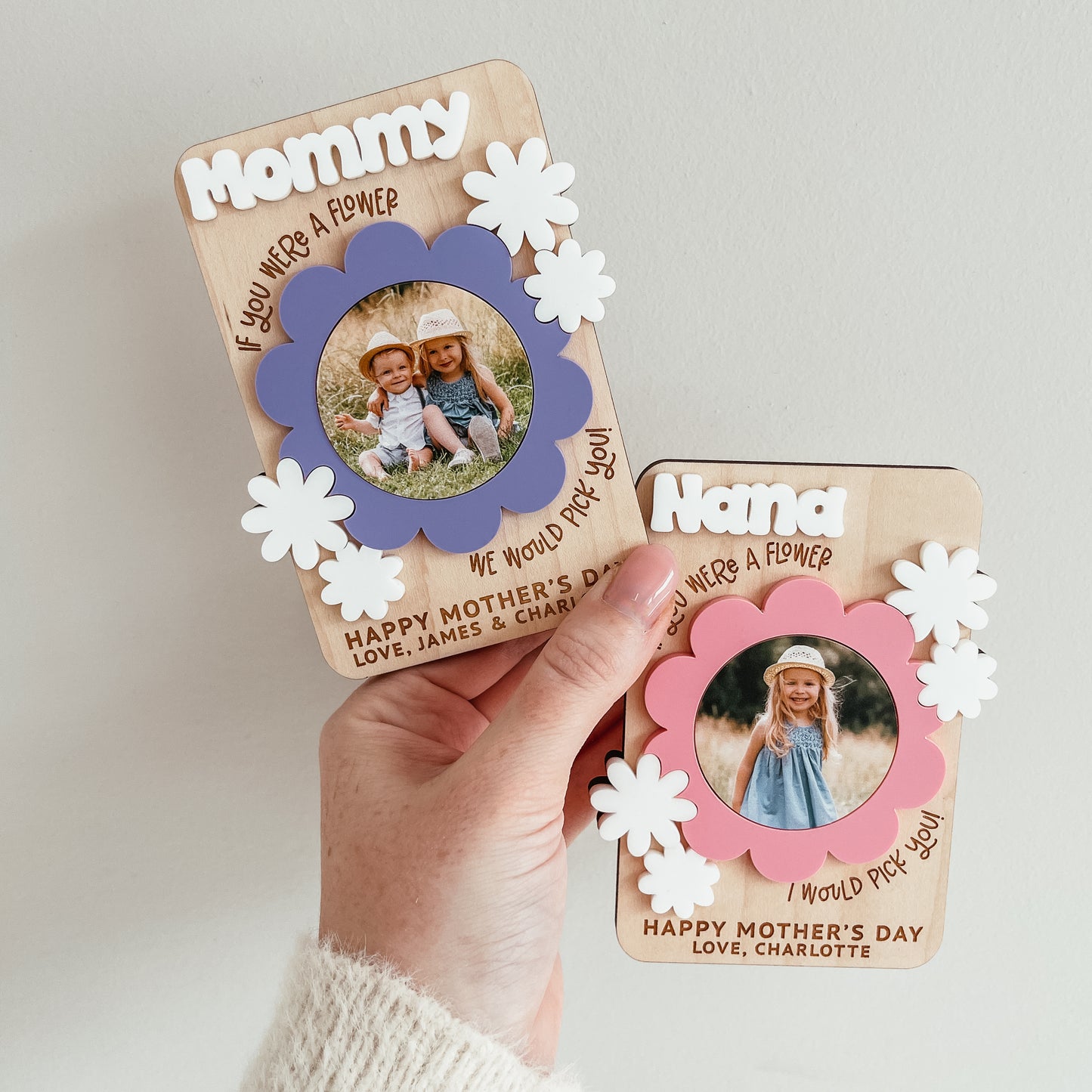 Flower Photo Magnet