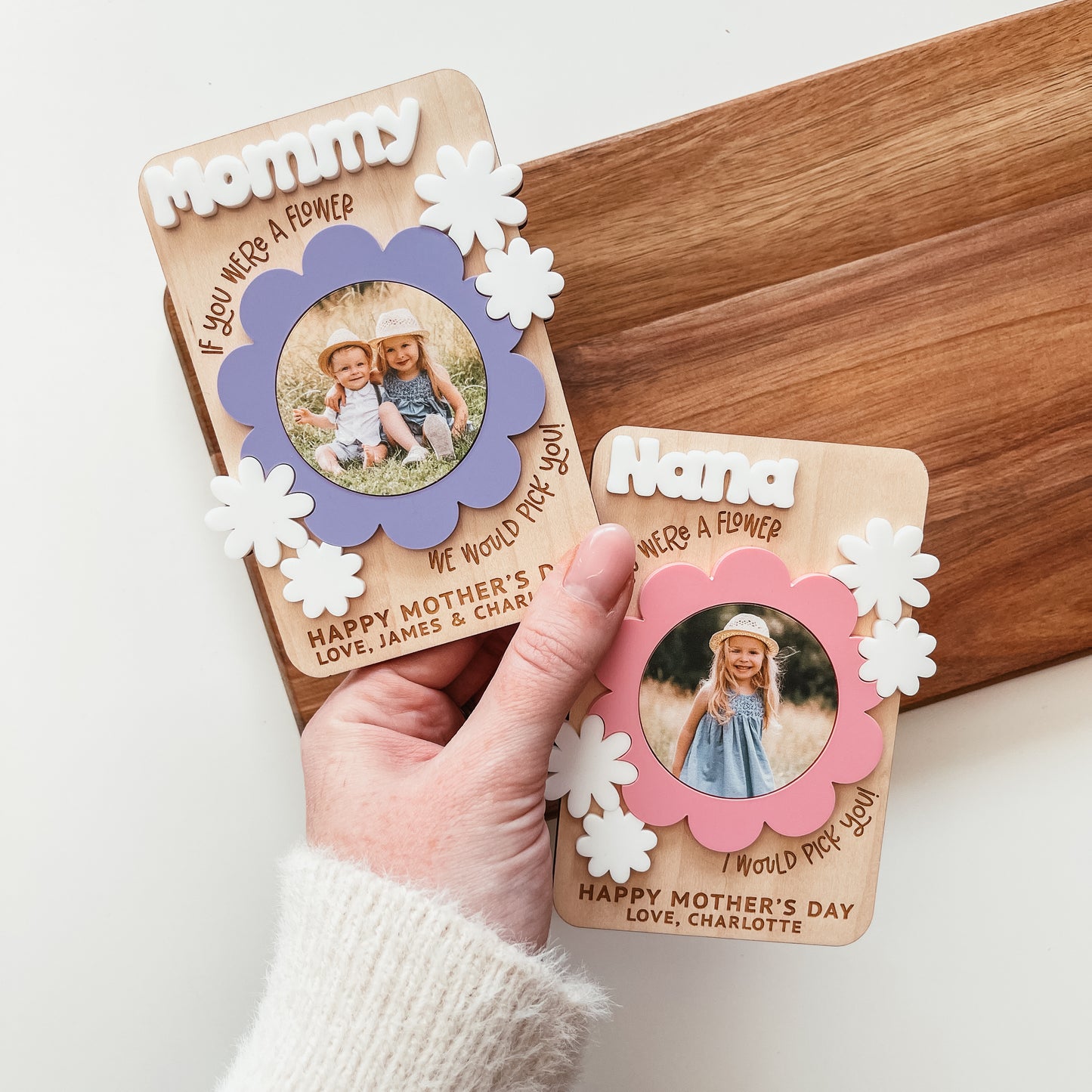 Flower Photo Magnet