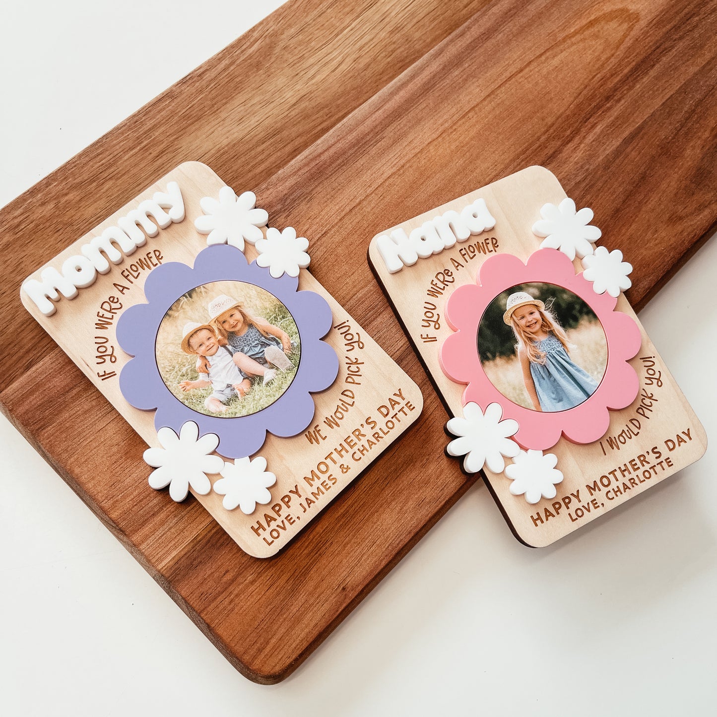 Flower Photo Magnet