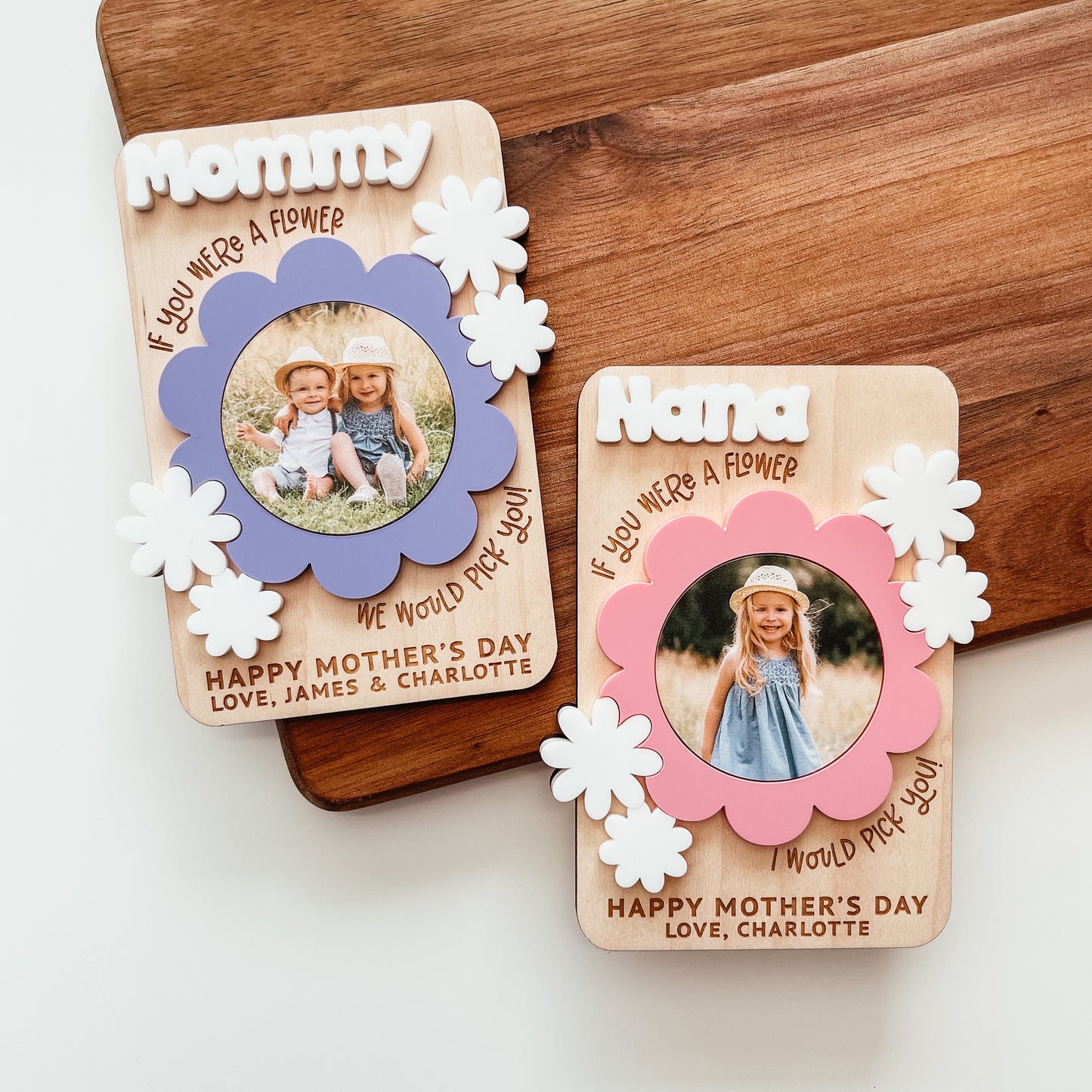 Flower Photo Magnet