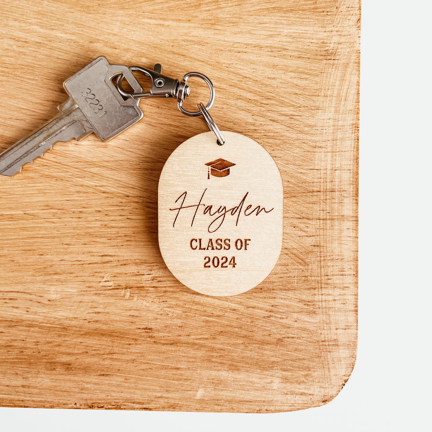 Graduation Photo Keychain