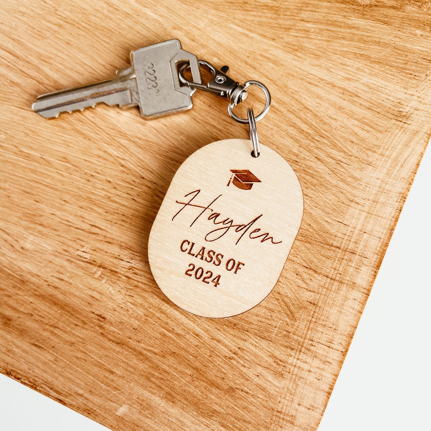 Graduation Photo Keychain