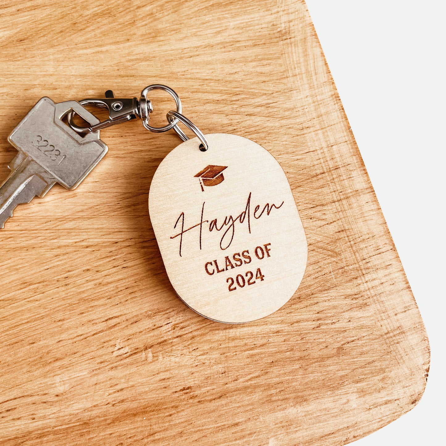 Graduation Photo Keychain
